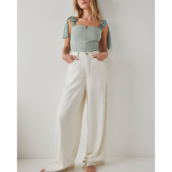 🆕 FREE PEOPLE Lola Bodysuit / Seamist - Picture 2 of 6